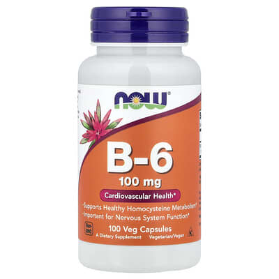 B-6, 100 mg, 100 Veg Capsules