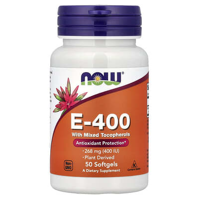 E-400, 268 mg (400 IU), 50 Softgels