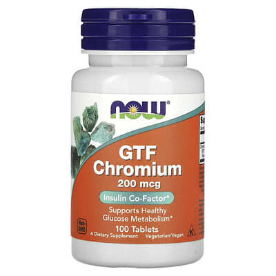 GTF Chromium, 200 mcg, 100 таблеток