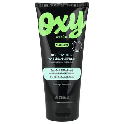 Очищающий крем для чувствительной кожи с акне, 5 fl oz (148 ml)