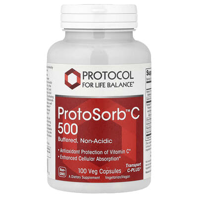 ProtoSorb™C 500, 100 Veg Capsules