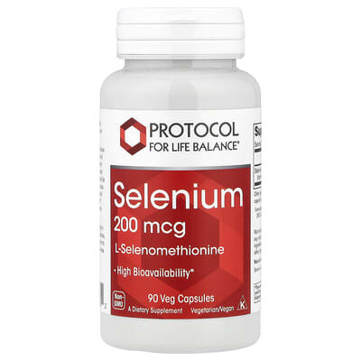 Selenium, 200 mcg, 90 вегетарианских капсул