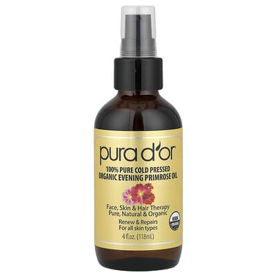 Органическое масло вечерней примулы, 4 fl oz (118 ml)