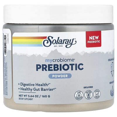 Mycrobiome® Prebiotic Powder, без вкуса, 5.64 oz (160 g)