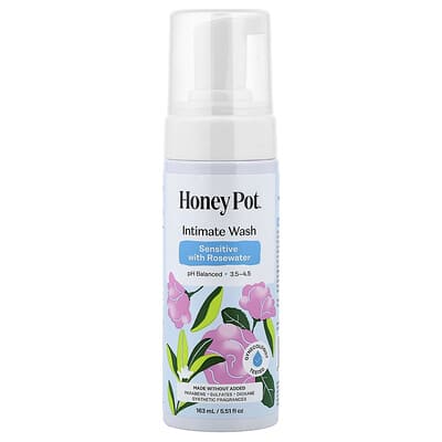Средство для интимной гигиены с розовой водой, Sensitive, 5.51 fl oz (163 ml)