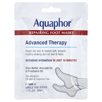 Repairing Foot Masks, 1 Pair, 0.7 fl oz (20 ml)