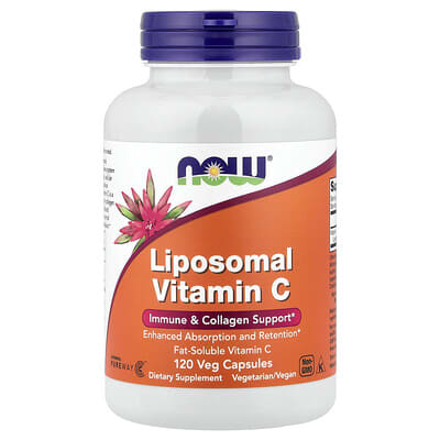 Liposomal Vitamin C, 120 Veg Capsules (500 mg per Capsule)