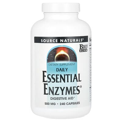 Daily Essential Enzymes®, 500 mg, 240 капсул