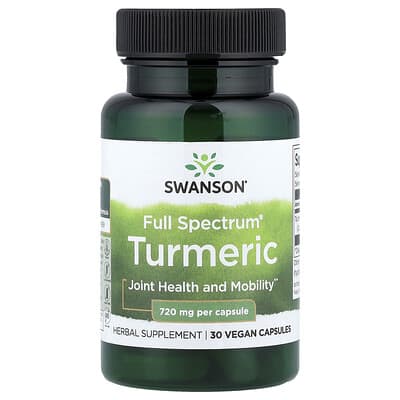 Full Spectrum® Turmeric, 720 mg, 30 веганских капсул