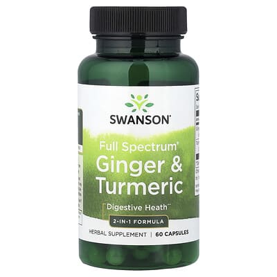 Full Spectrum® Ginger & Turmeric, 60 капсул