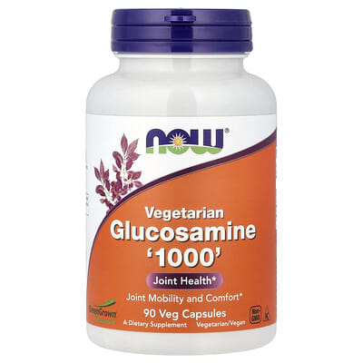 Vegetarian Glucosamine '1000', 90 вегетарианских капсул (1,000 mg на капсулу)