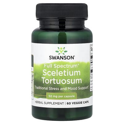 Sceletium Tortuosum Full Spectrum®, 50 mg, 60 вегетарианских капсул