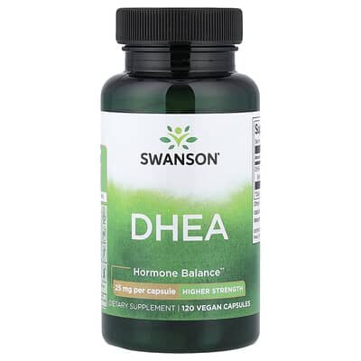 DHEA, 25 mg, 120 веганских капсул