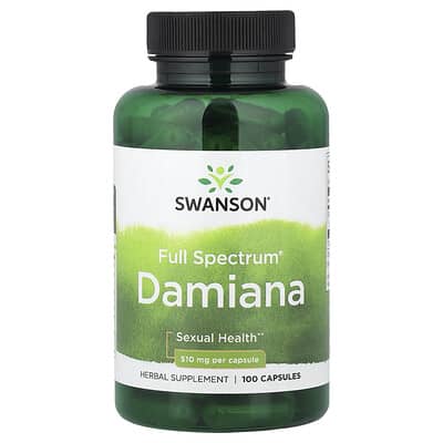 Full Spectrum® Damiana, 510 mg, 100 Capsules