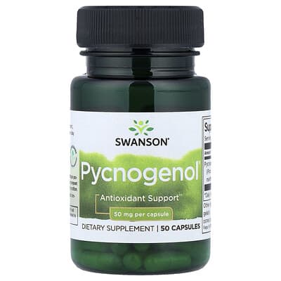 Pycnogenol®, 50 mg, 50 капсул