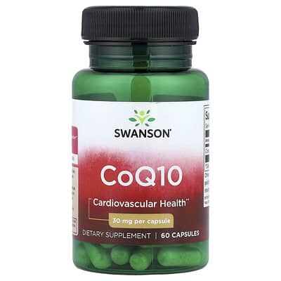 CoQ10, 30 mg, 60 капсул