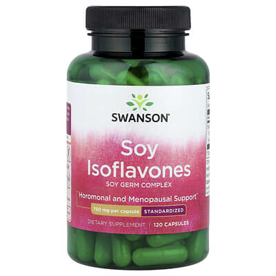 Соевые изофлавоны, 750 mg, 120 капсул