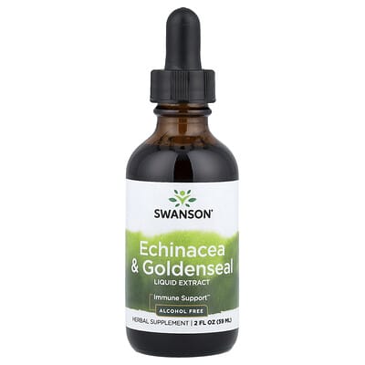 Echinacea & Goldenseal Жидкий экстракт Alcohol Free 2 fl oz (59 ml)