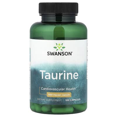 Таурин, 500 mg, 100 капсул