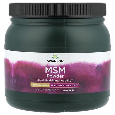 MSM порошок Ready-Mix без вкуса 1 lb (454 g)