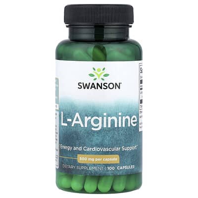 L-Arginine, 500 mg, 100 капсул