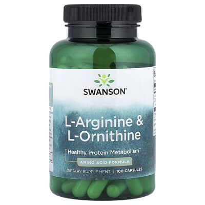 L-Arginine & L-Ornithine, 100 капсул