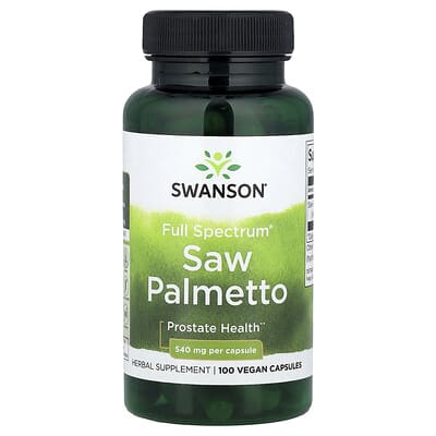 Full Spectrum® Saw Palmetto, 540 mg, 100 веганских капсул