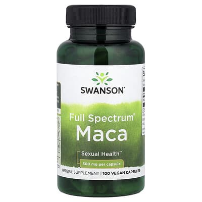 Мака Full Spectrum®, 500 mg, 100 веганских капсул