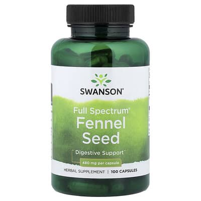 Full Spectrum® Fennel Seed, 480 mg, 100 Capsules