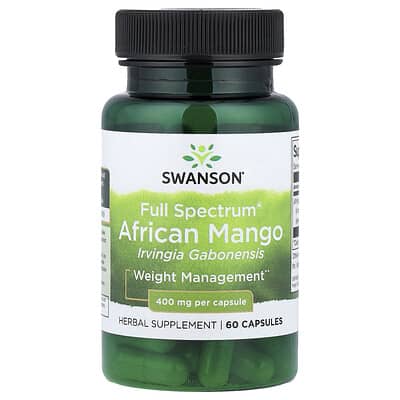 Swanson Vitamins Full Spectrum® African Mango, 400 mg, 60 капсул