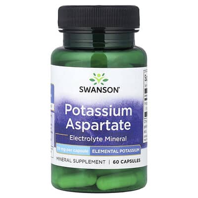Калий аспартат, 99 mg, 60 капсул