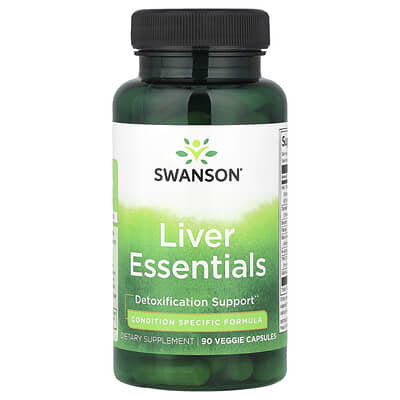 Swanson Vitamins Liver Essentials 90 растительных капсул