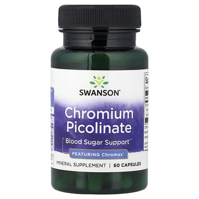 Chromium Picolinate, 60 Capsules (200 mcg per Capsule)