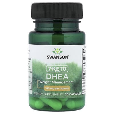 7-Keto® DHEA, 100 mg, 30 Capsules