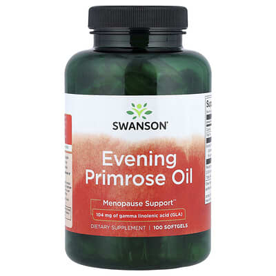 Масло вечерней примулы Swanson Vitamins, 104 mg, 100 мягких капсул