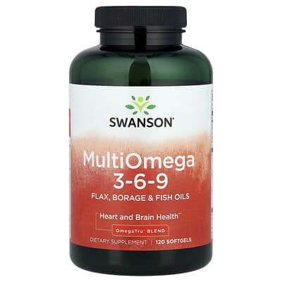 Swanson Vitamins MultiOmega 3-6-9, 120 мягких капсул