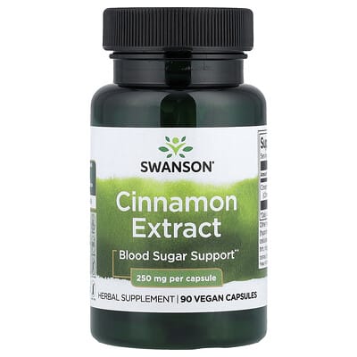 Экстракт корицы, 250 mg, 90 веганских капсул