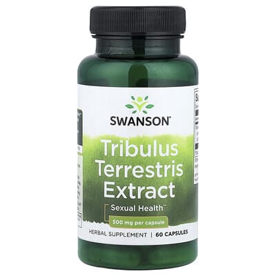 Swanson Vitamins экстракт Tribulus Terrestris 500 mg 60 капсул