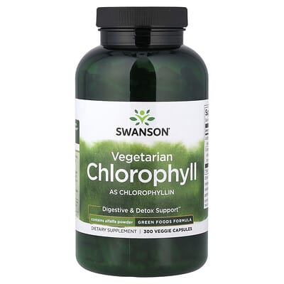 Vegetarian Chlorophyll, 300 Veggie Capsules