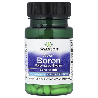 Albion® Boron, 6 mg, 60 веганских капсаул