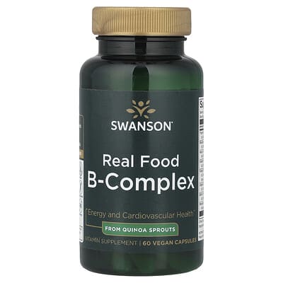 Real Food B-Complex, 60 веганских капсул