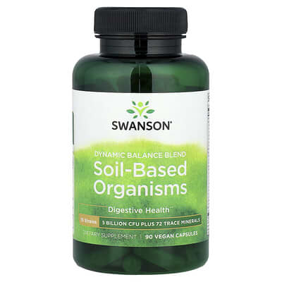 Swanson Vitamins микроорганизмы на основе почвы, 90 веганских капсул
