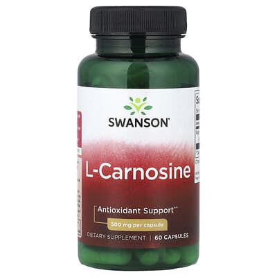L-Carnosine, 500 mg, 60 капсул