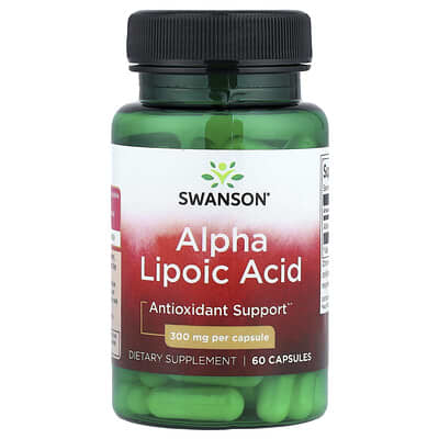 Альфа-липоевая кислота, 300 mg, 60 капсул