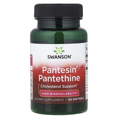 Pantesin® Pantethine, 60 Softgels (300 mg Per softgel)