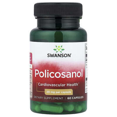 Policosanol, 20 mg, 60 капсул