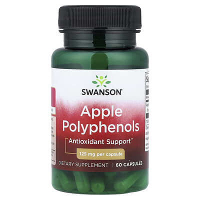 Apple Polyphenols, 125 mg, 60 капсул