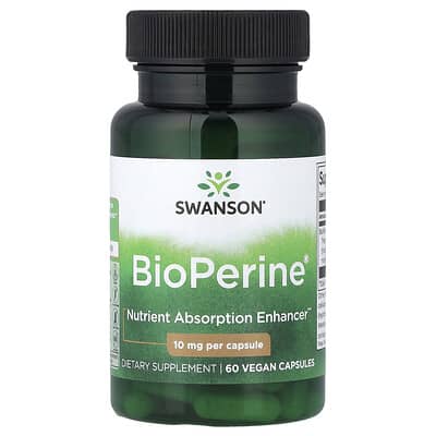 BioPerine®, 10 mg, 60 Vegan Capsules