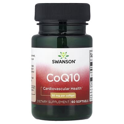 CoQ10, 30 mg, 60 мягких капсул