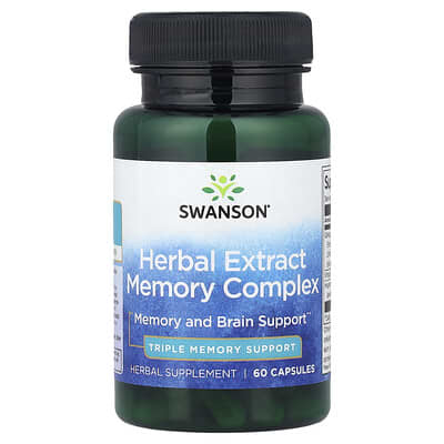 Herbal Extract Memory Complex, 60 капсул